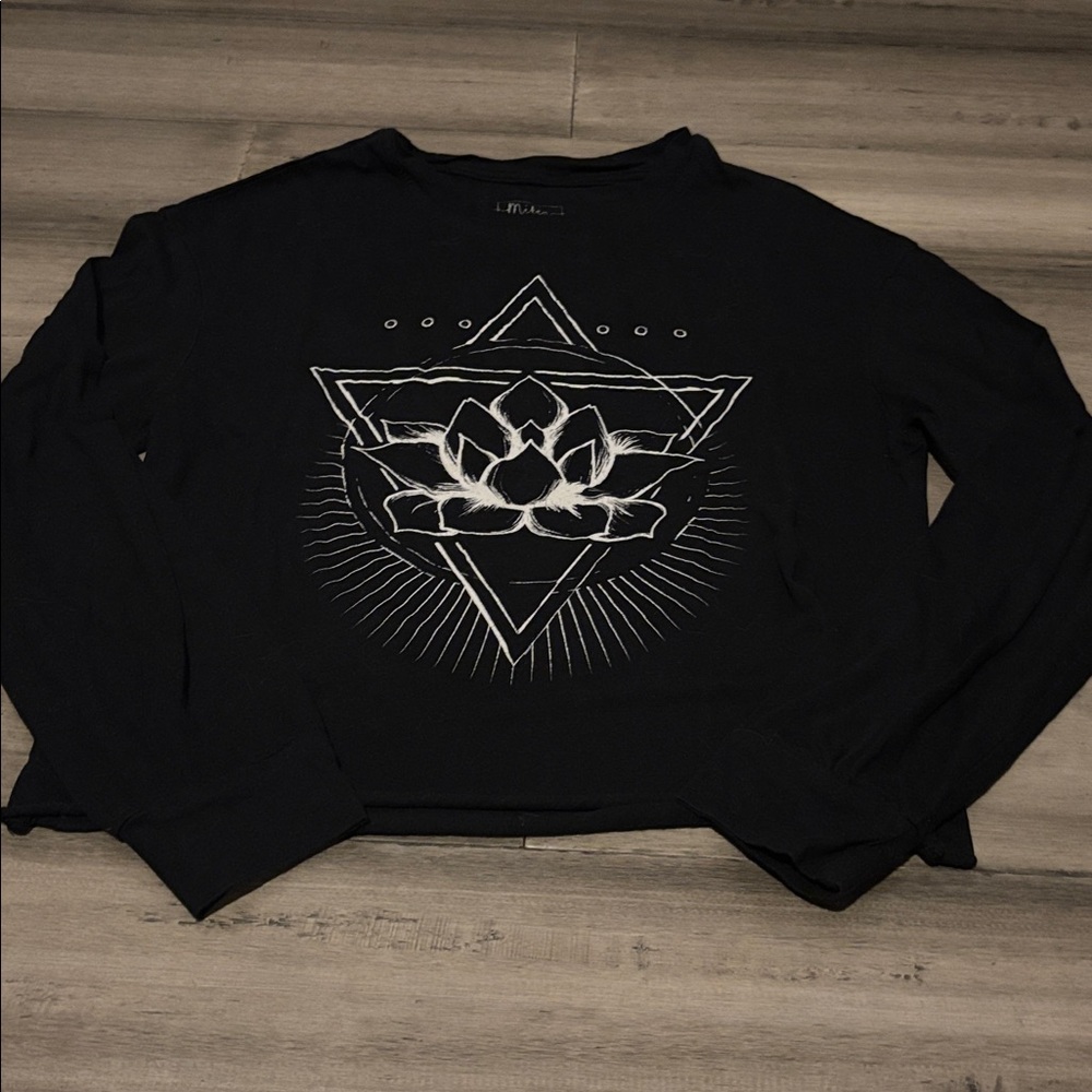 Black Long Sleeve Top